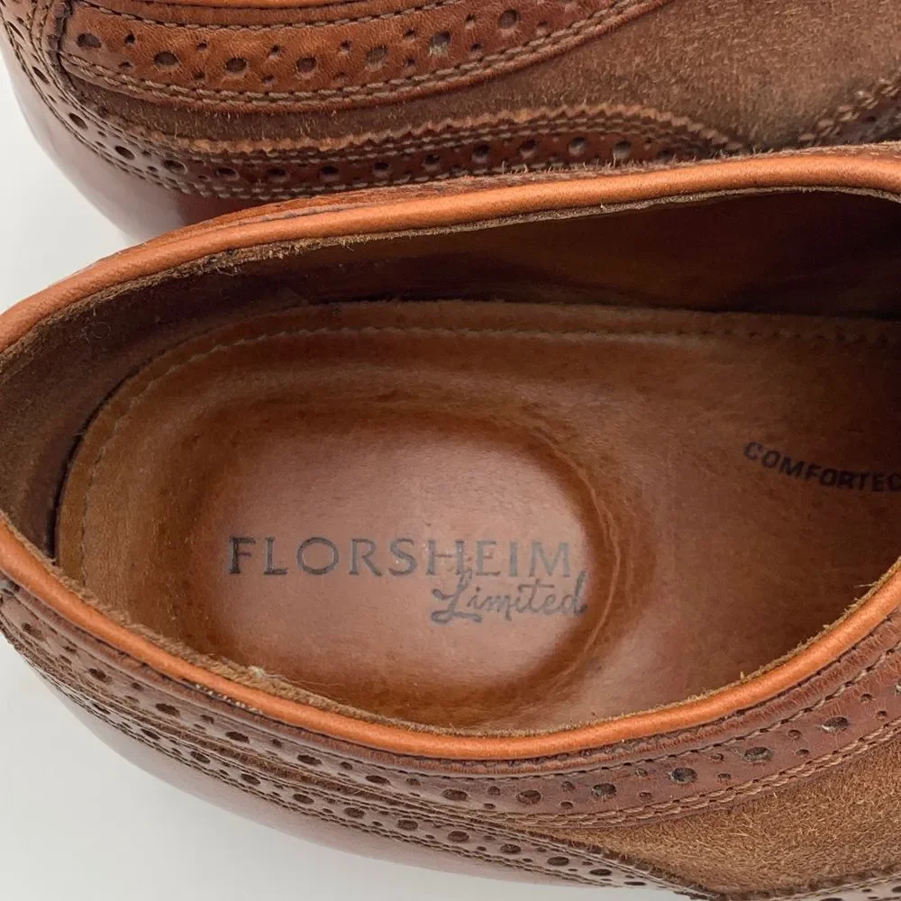 Florsheim Classic Brown Leather Men's Brogues men’s 10.5